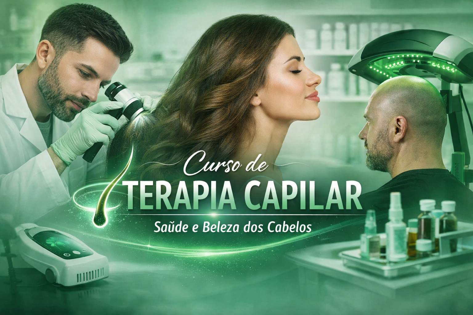 Curso de Terapia Capilar em Destaque